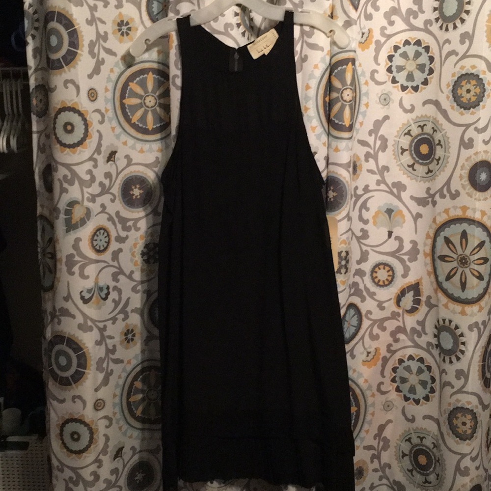 Nicole Miller Artelier black silk tank dress